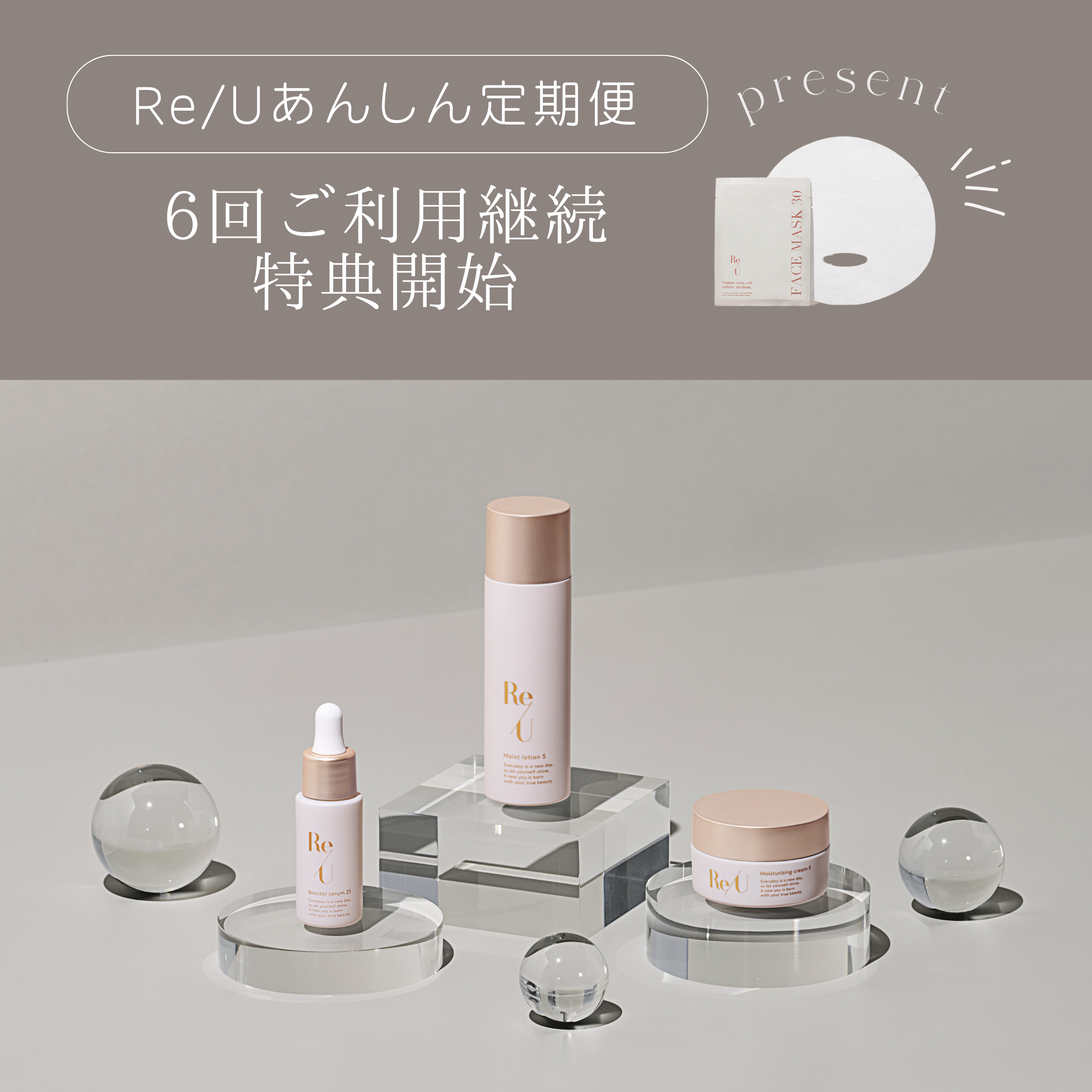 定期便6回のご利用継続特典がはじまります