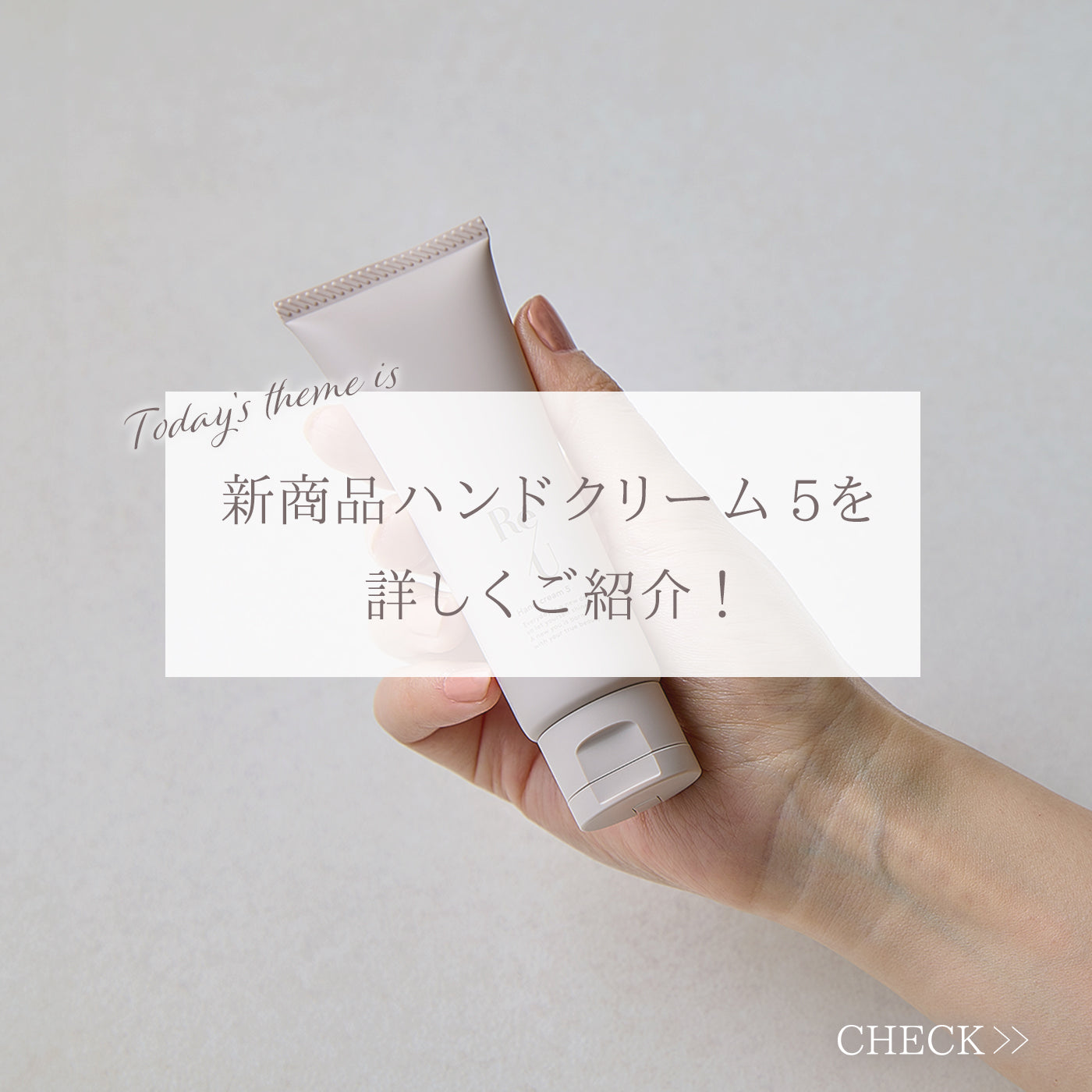 新商品ハンドクリーム 5を詳しくご紹介！